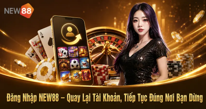 Đăng Nhập NEW88 – Quay Lại Tài Khoản, Tiếp Tục Đúng Nơi Bạn Dừng