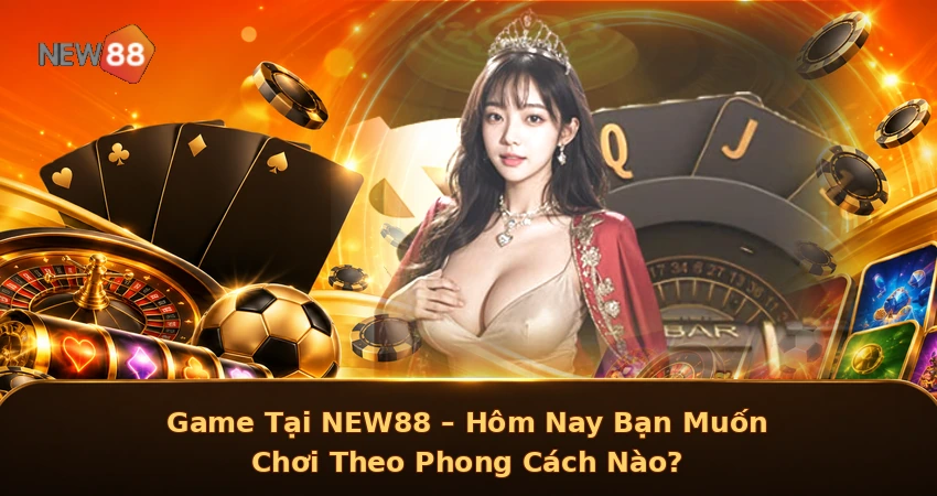 Game Tại NEW88 – Hôm Nay Bạn Muốn Chơi Theo Phong Cách Nào?