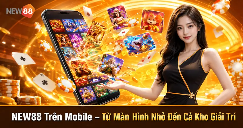 NEW88 Trên Mobile – Từ Màn Hình Nhỏ Đến Cả Kho Giải Trí